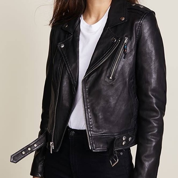 BLK DNM Leather Motorcycle jacket - Picture 2 of 7